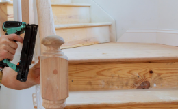 Escalier en bois : étapes de construction