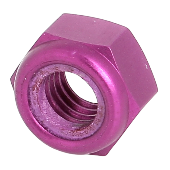 Blister de 5 Écrous Nylstop Dural 2030 OA Violet DIN 985