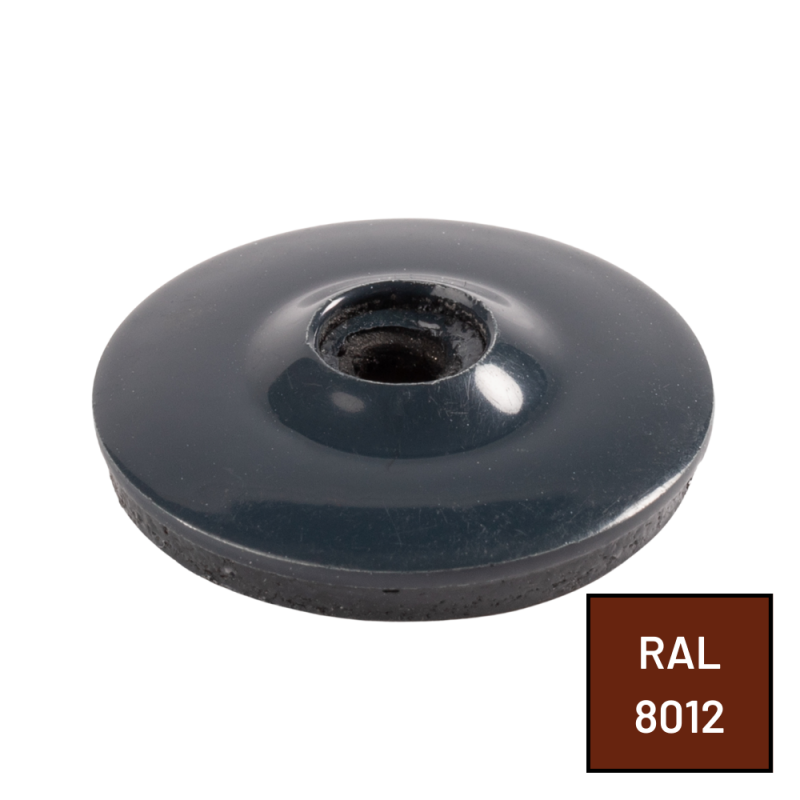 Rondelle Saturno EPDM Intégré Monobloc Laqué RAL 8012