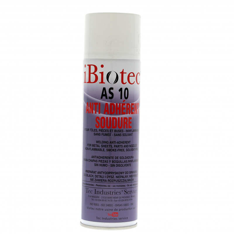 Anti-Adhérent Soudure As10 Ibiotec en Aérosol 400ml