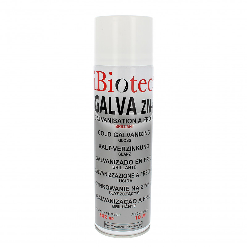 Galvanisant à Froid Brillant iBiotec en Aérosol 400 ML