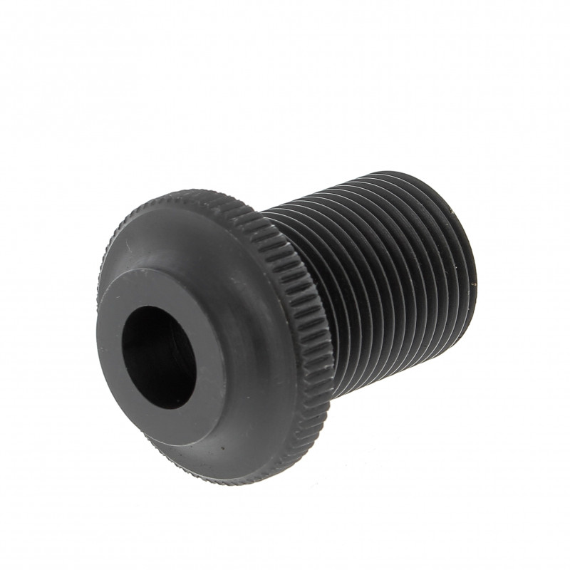 Écrou noyé RIVKLE® - tête plate (TP) - cylindrique cranté ouvert - acier  zingué - M6