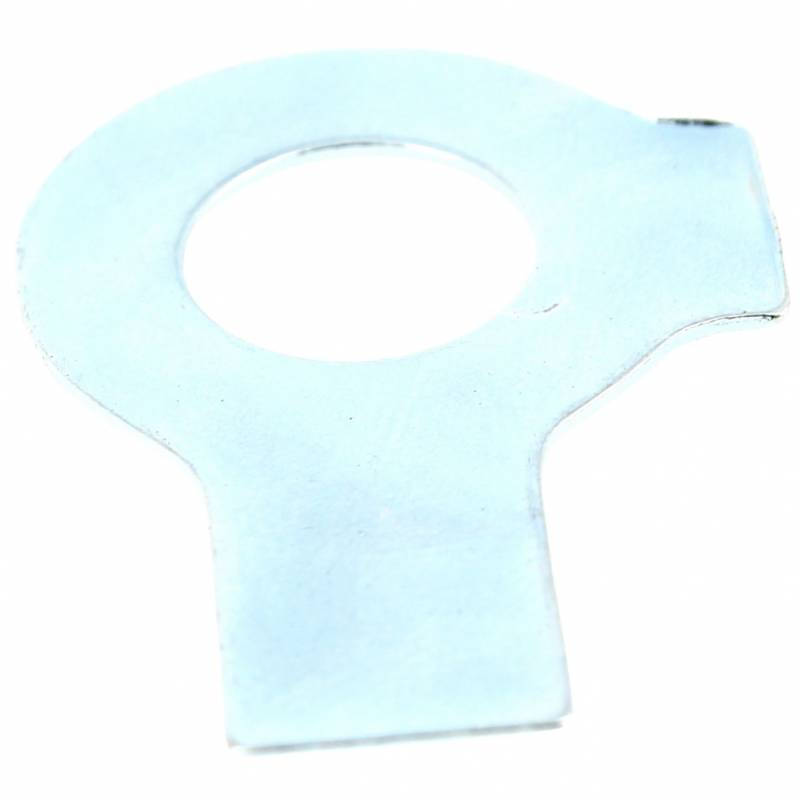 Frein d'Écrous Équerre à Aileron Acier Zingué Blanc DIN 463