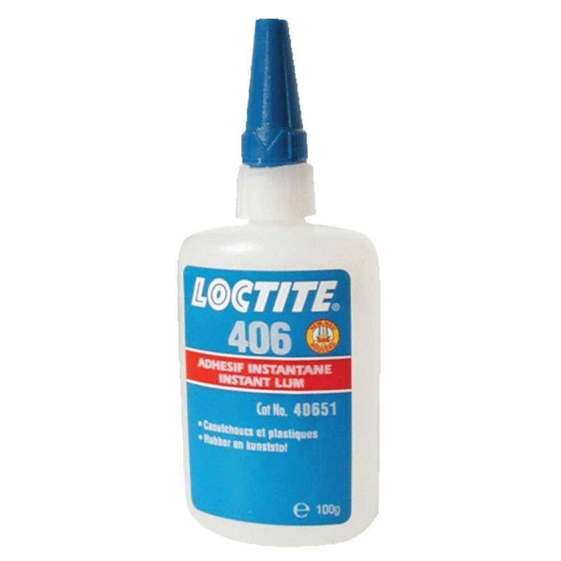 Adhésif Instantané spécial plastique LOCTITE 406 100g