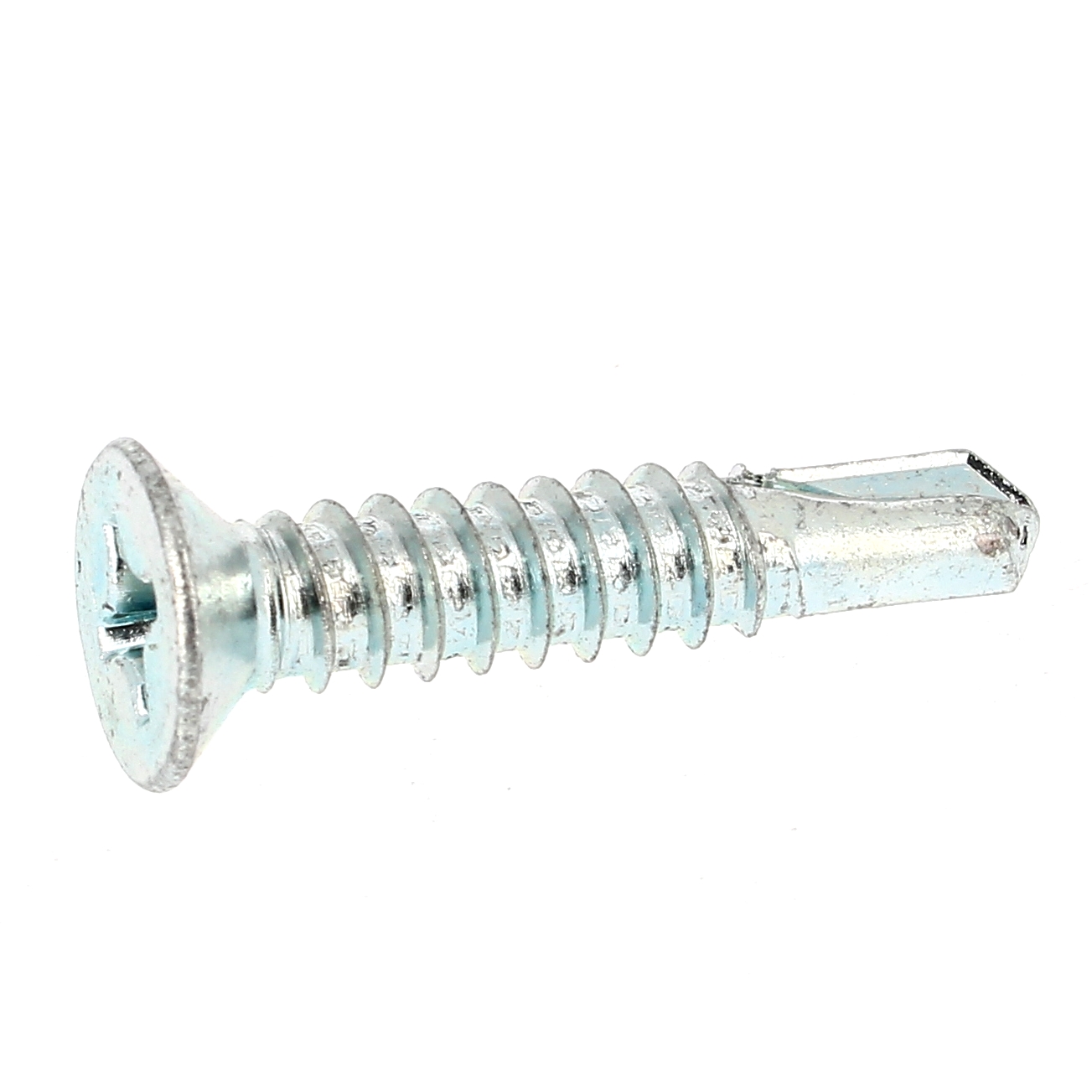 Autoperceuse Tête Fraisée Phillips Acier Zingué Blanc DIN 7504O