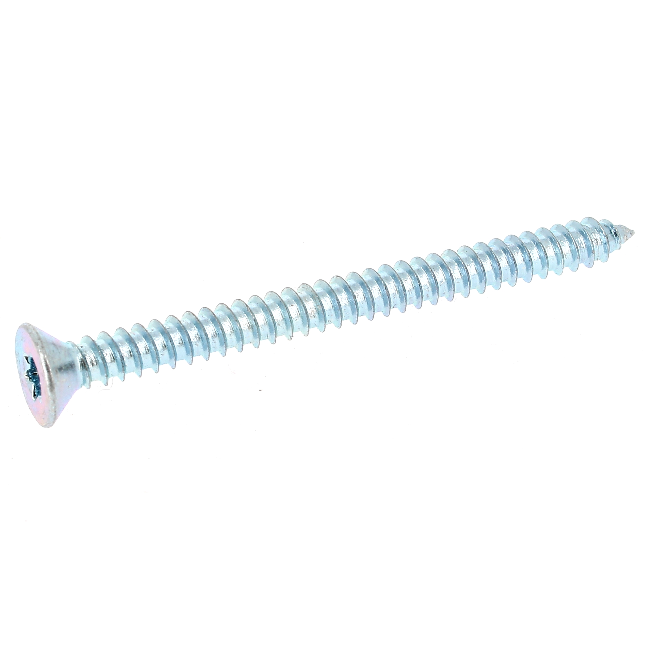 Vis Tôle Tête Fraisée Torx Acier Zingué Blanc ISO 14586C