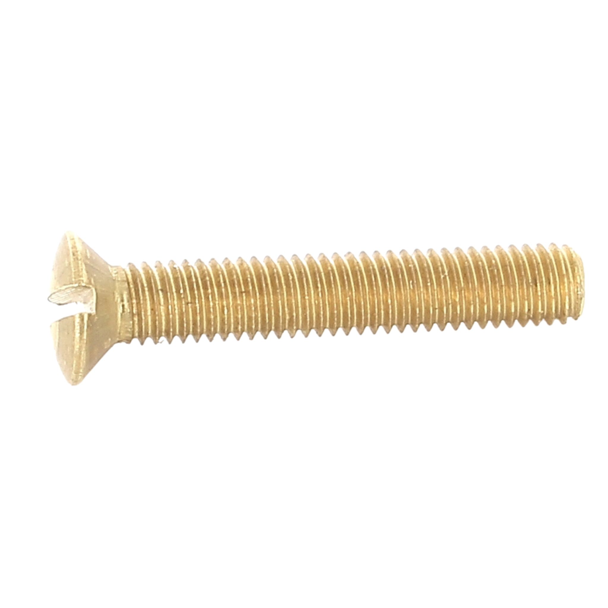 25 Vis à Bois Laiton Tête Fraisée – 5 X 40 Mm, Générique, Jamais Servies
