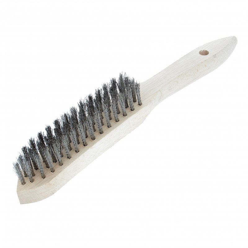 Brosse à Mains 4 Rangs Inox