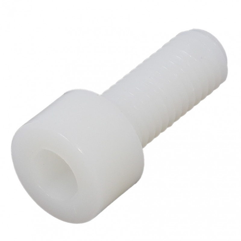 Vis à Tête Cylindrique Hexagonale Creuse Nylon PA6-6 Naturel DIN 912