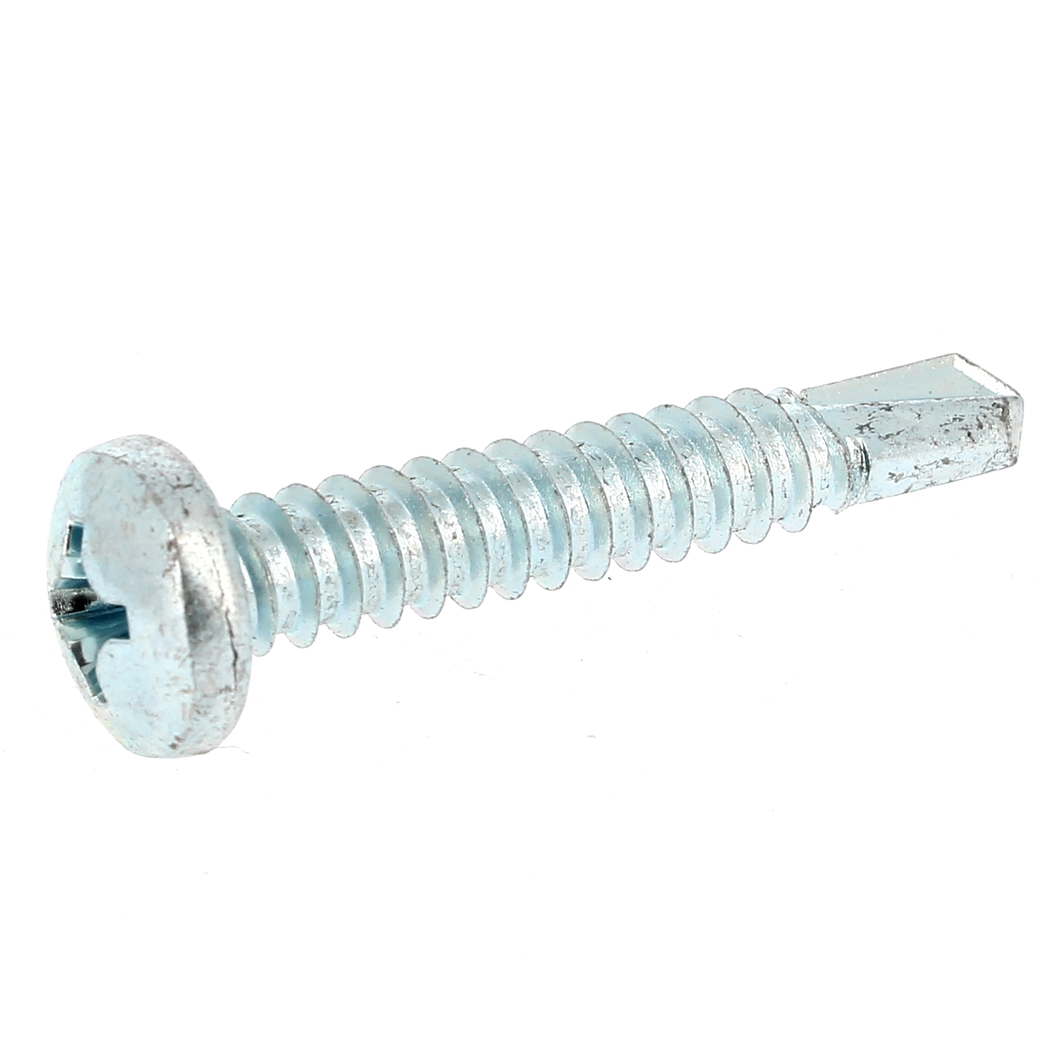 Autoperceuse Tête Cylindrique Phillips Acier Zingué Blanc DIN 7504M