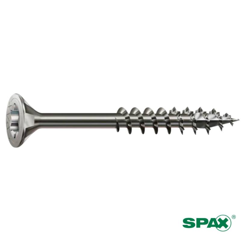 Vis à Bois VBA SPAX Tête Fraisée Torx Inox A2 avec Pointe 4CUT