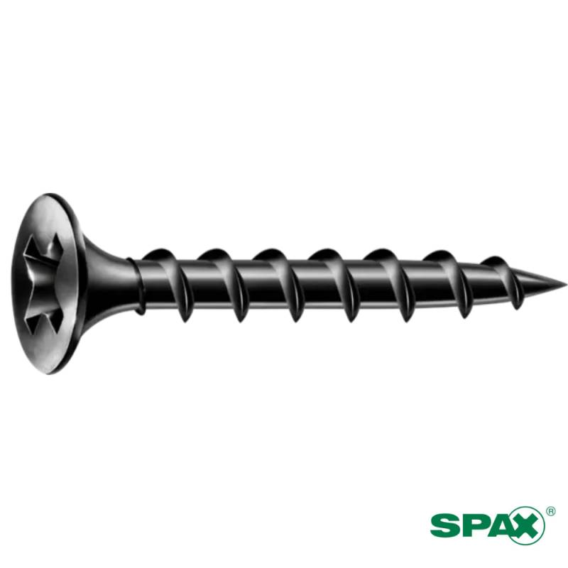 Vis Placo SPAX Tête Trompette Phillips Acier Phosphaté Noir