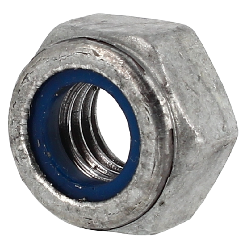 Écrou Nylstop Acier Classe 8 Galva à Chaud DIN 985