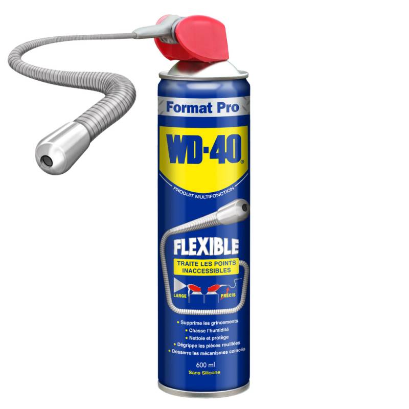 WD-40 Aérosol Multifonction avec Flexible 600mL