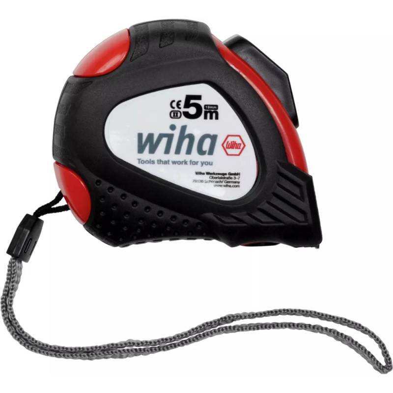 Mètre Ruban 5M Aimanté avec Clip Attache Ceinture