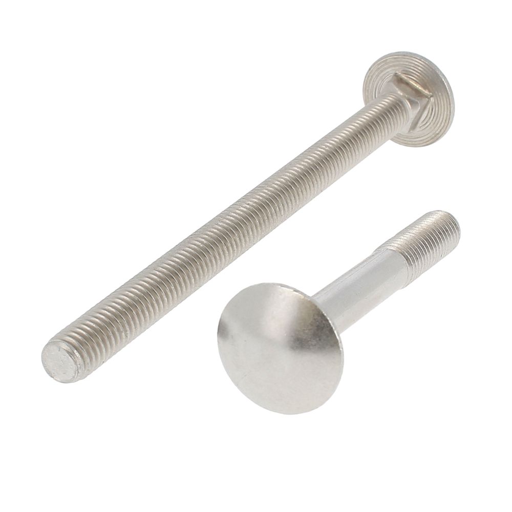 Vis à Tête Ronde Collet Carré "Japy" Inox A4 DIN 603