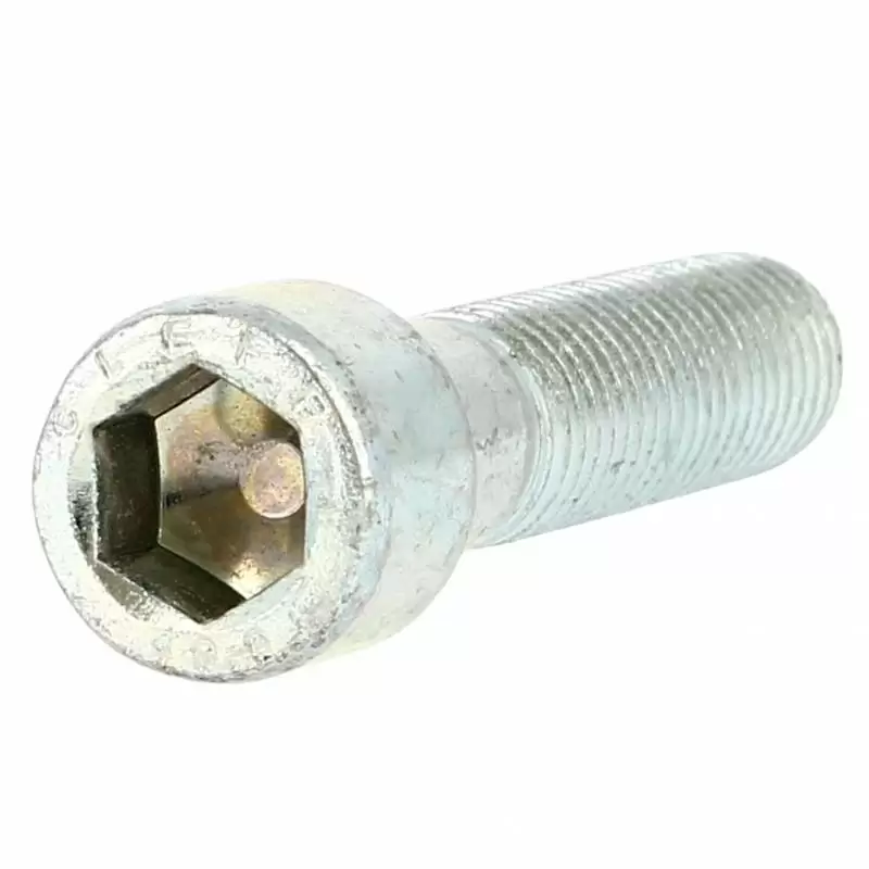 Vis à Tête Cylindrique Hexagonale Creuse Acier Classe 8.8 Zingué Blanc Filetage Partiel DIN 912