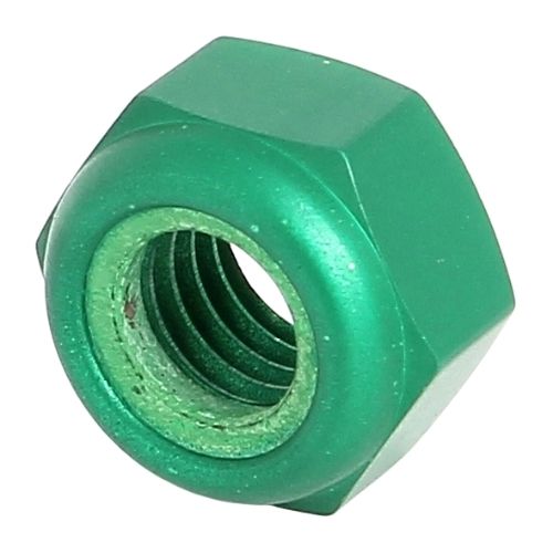 Blister de 5 Écrous Nylstop Dural 2030 OA Vert DIN 985