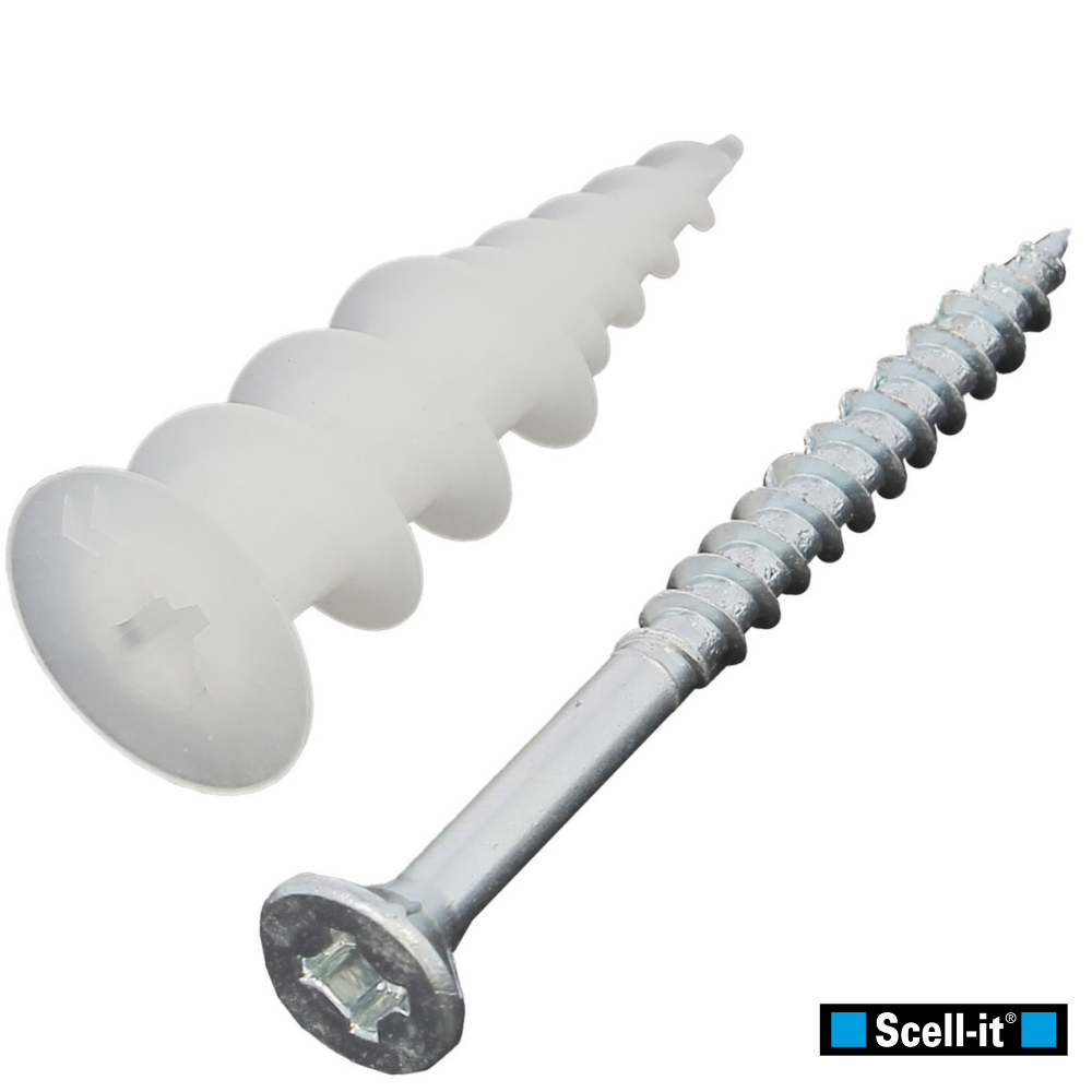 Cheville Autoperceuse en Nylon avec Vis